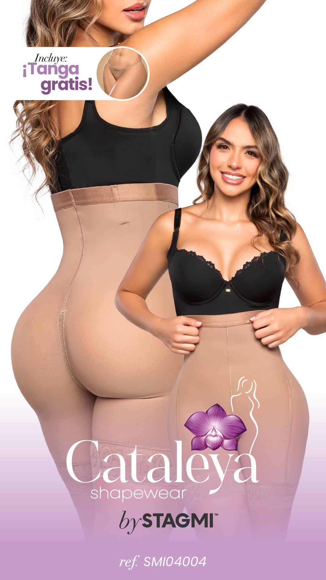 Ultra-invisible panty SMI04004 DISCREET with extra natural lifting