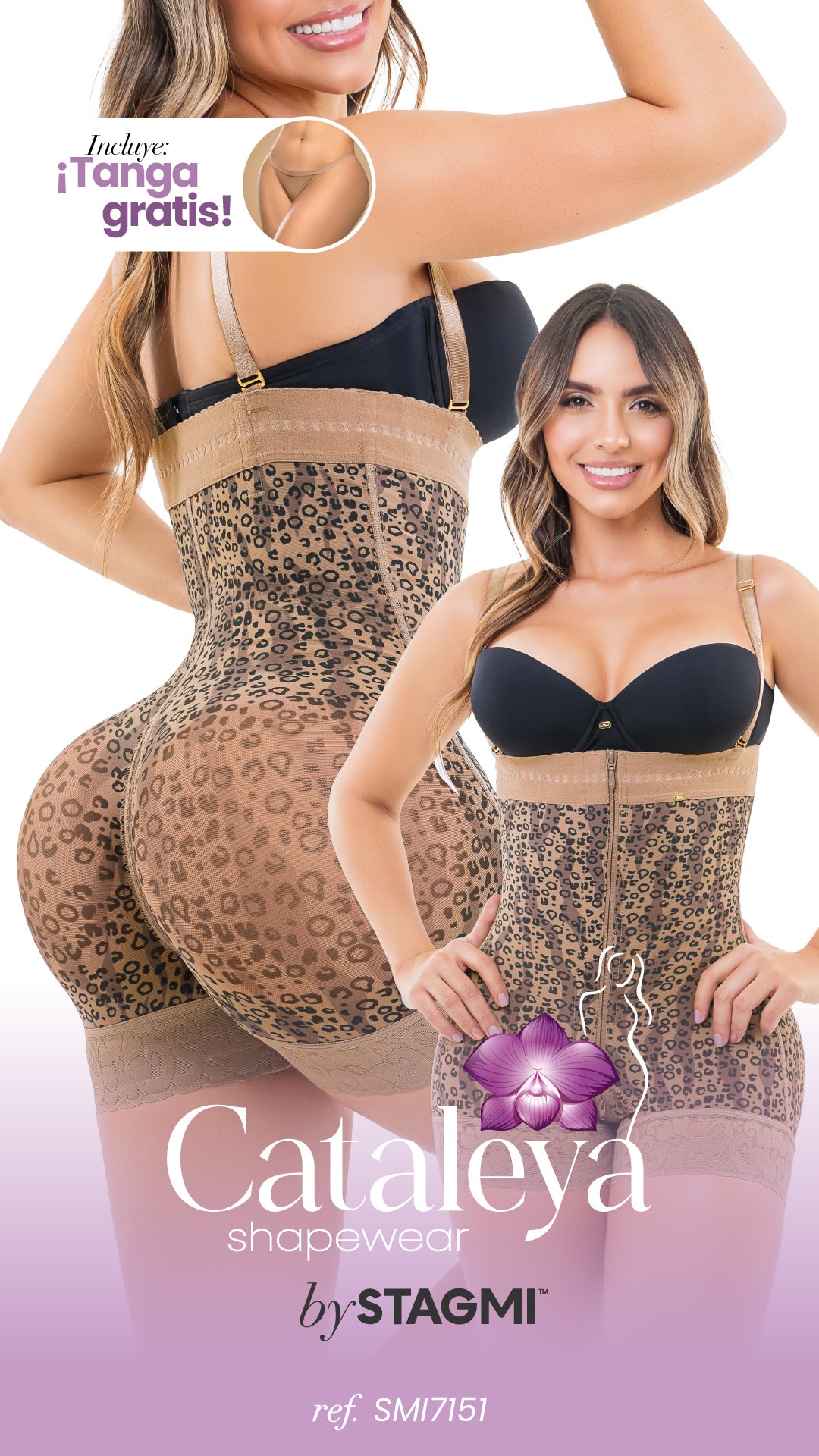 SMI7151 SEXY Ultra Invisible Girdle – Strapless, removable support and invisible shaping